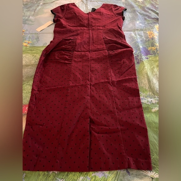 Stop Staring Newport Wiggle Dress, Burgundy, Size 12, NWT - Picture 10 of 12